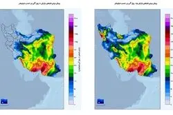 فعالیت موج بارشی قدرتمند در جنوب و شرق؛ ورود موج سرد به شمال و غرب در راه است
