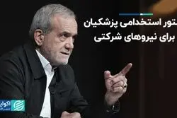 دستور استخدامی پزشکیان برای نیروهای شرکتی