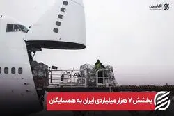 بخشش ۷ هزار میلیاردی ایران به همسایگان
