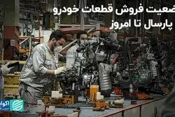 وضعیت فروش قطعات خودرو از پارسال تا امروز