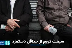 سبقت تورم از حداقل دستمزد