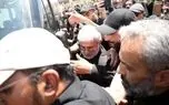 سردار قاآنی در مراسم تشییع رهبر شهید در مشهد حاضر شد + عکس