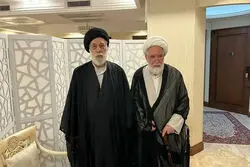 دیدار مهدی کروبی و سید هادی خامنه‌ای