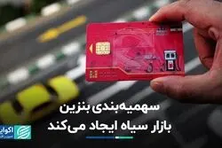 سهمیه‌بندی بنزین بازار سیاه ایجاد می‌کند