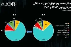 کدام بخش بیشترین سهم را از وام‌های بانکی دارد؟