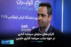 کارکردهای سازمان سرمایه‌گذاری در حوزه جذب سرمایه گذاری خارجی