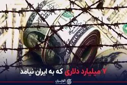  7 میلیارد دلاری که به ایران نیامد